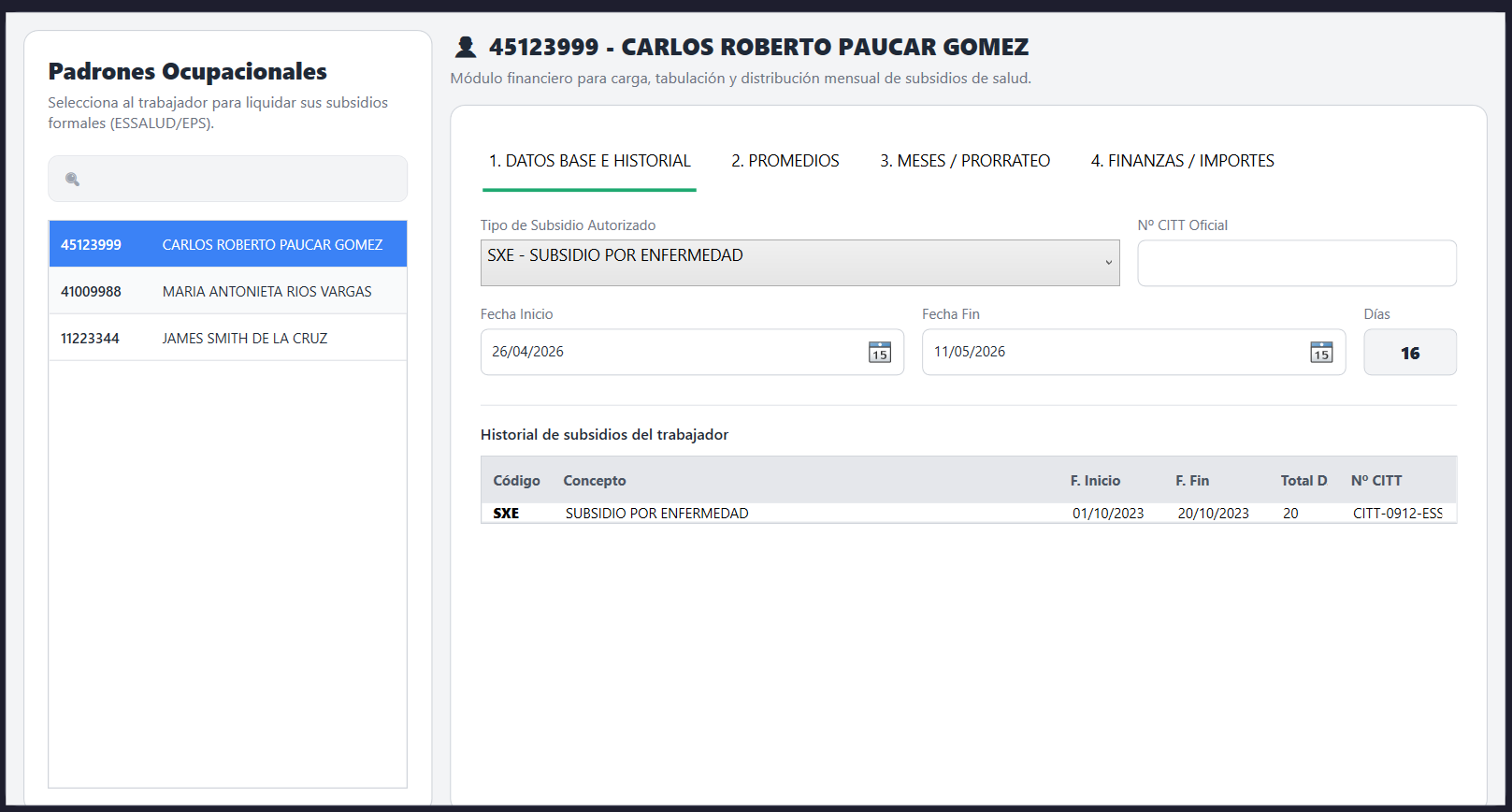 Gestión de Tiempo